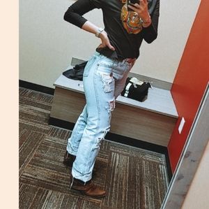 Distressed Wranglers -sold-